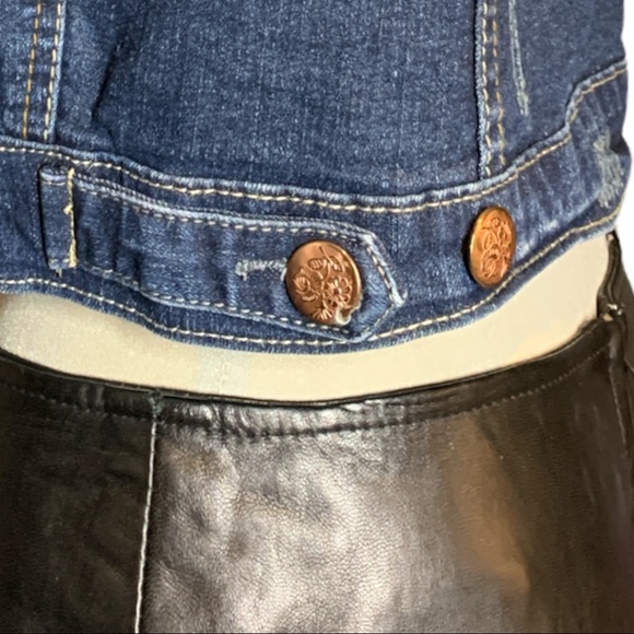 UK2LA Blue Jean Jacket Vest Size L - Picture 9 of 11